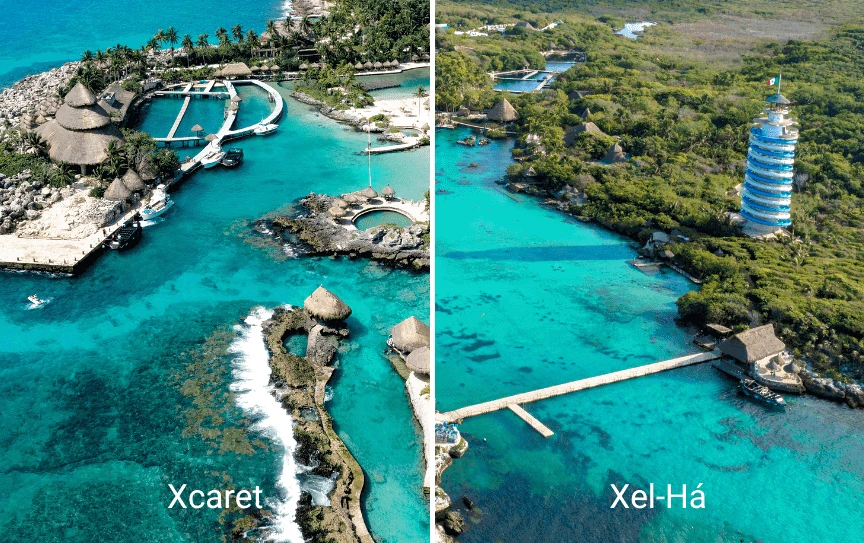 Excursiones a Xcaret y Xel-Há